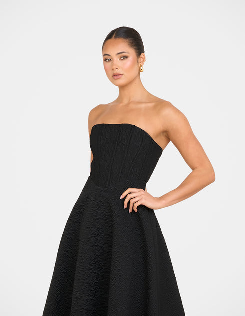 Ita Strapless Midi Dress